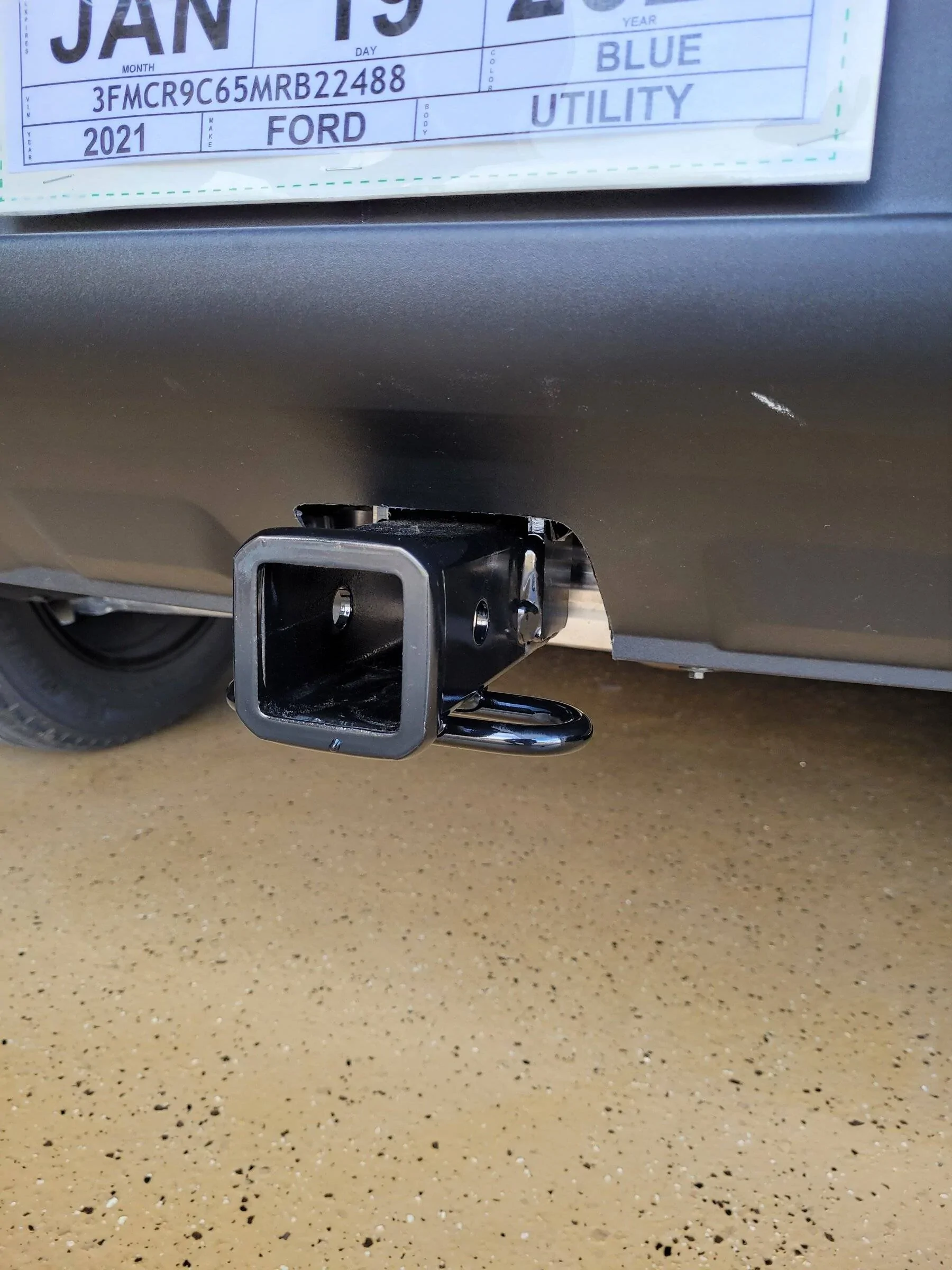Ford Bronco Sport Add factory class II tow hitch after purchase? Hitch 1