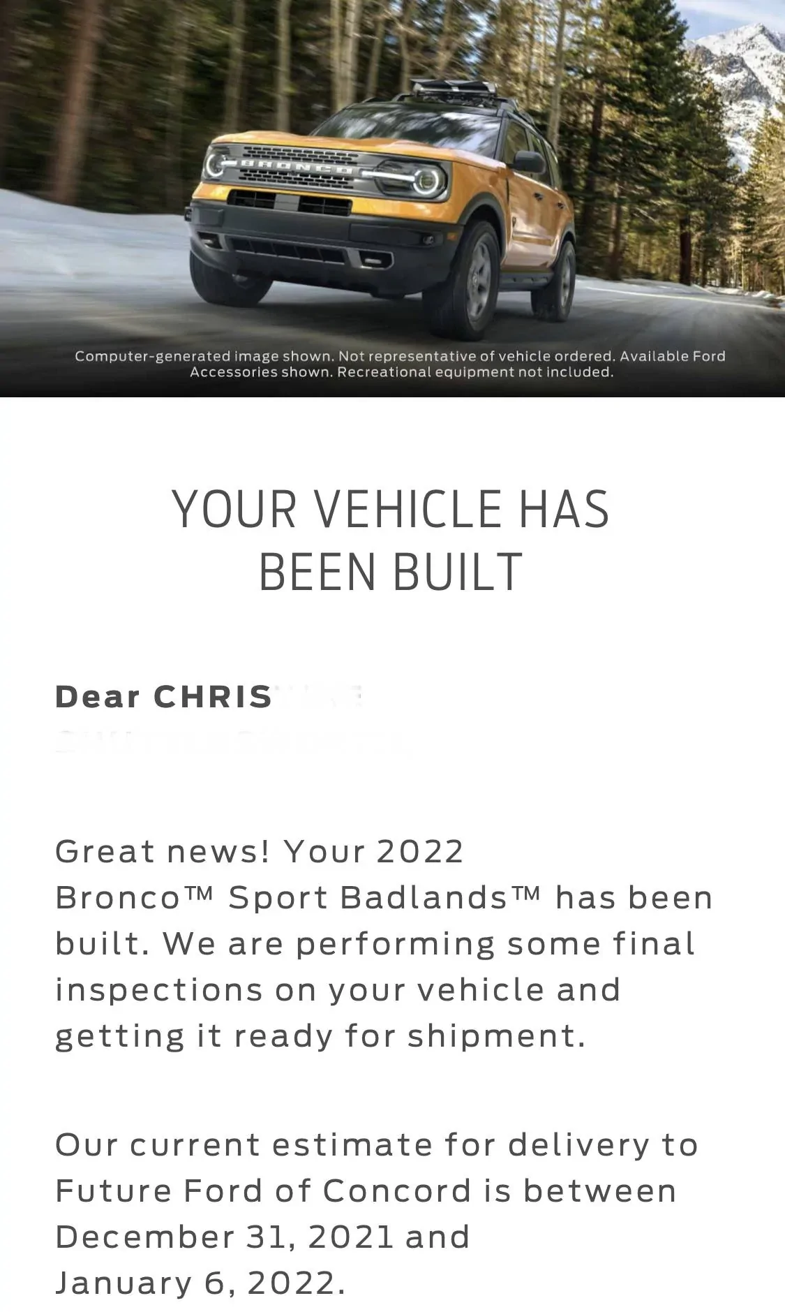 Ford Bronco Sport Weekly Roll Call on Production (Week of 1/03/2021) C407C828-7A07-42C5-BAC0-9DAF19F1ECB8