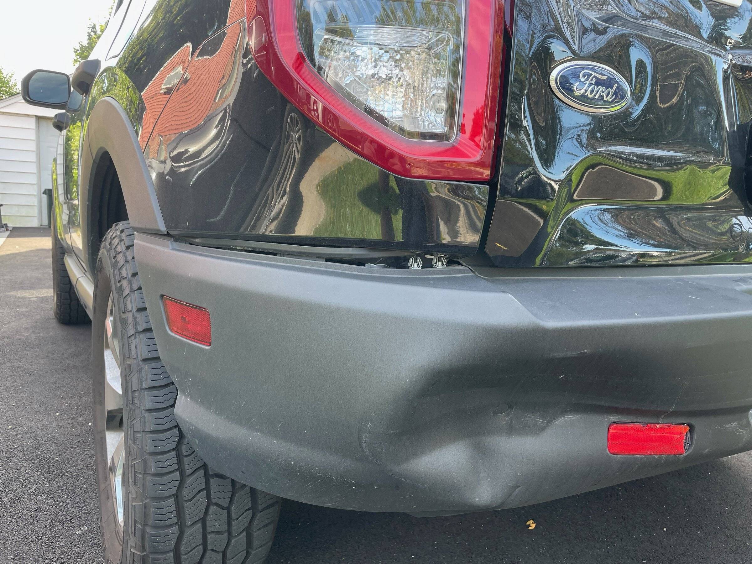 Ford Bronco Sport FINALLY getting my Bronco back LeBronco with Dent 2