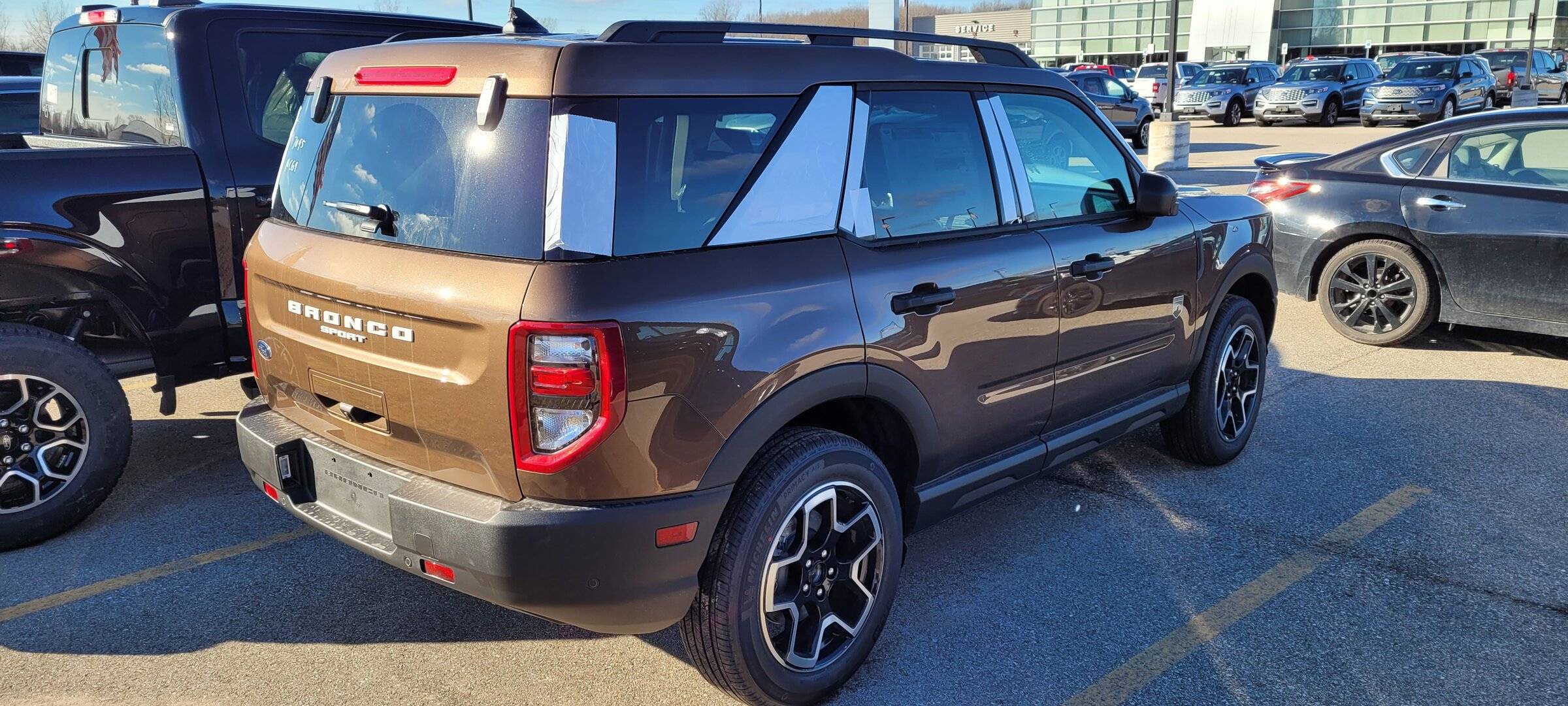 Ford Bronco Sport Velocity Blue & Bronze Smoke Bronco Sports - First Owners' Pics 20211226_130832