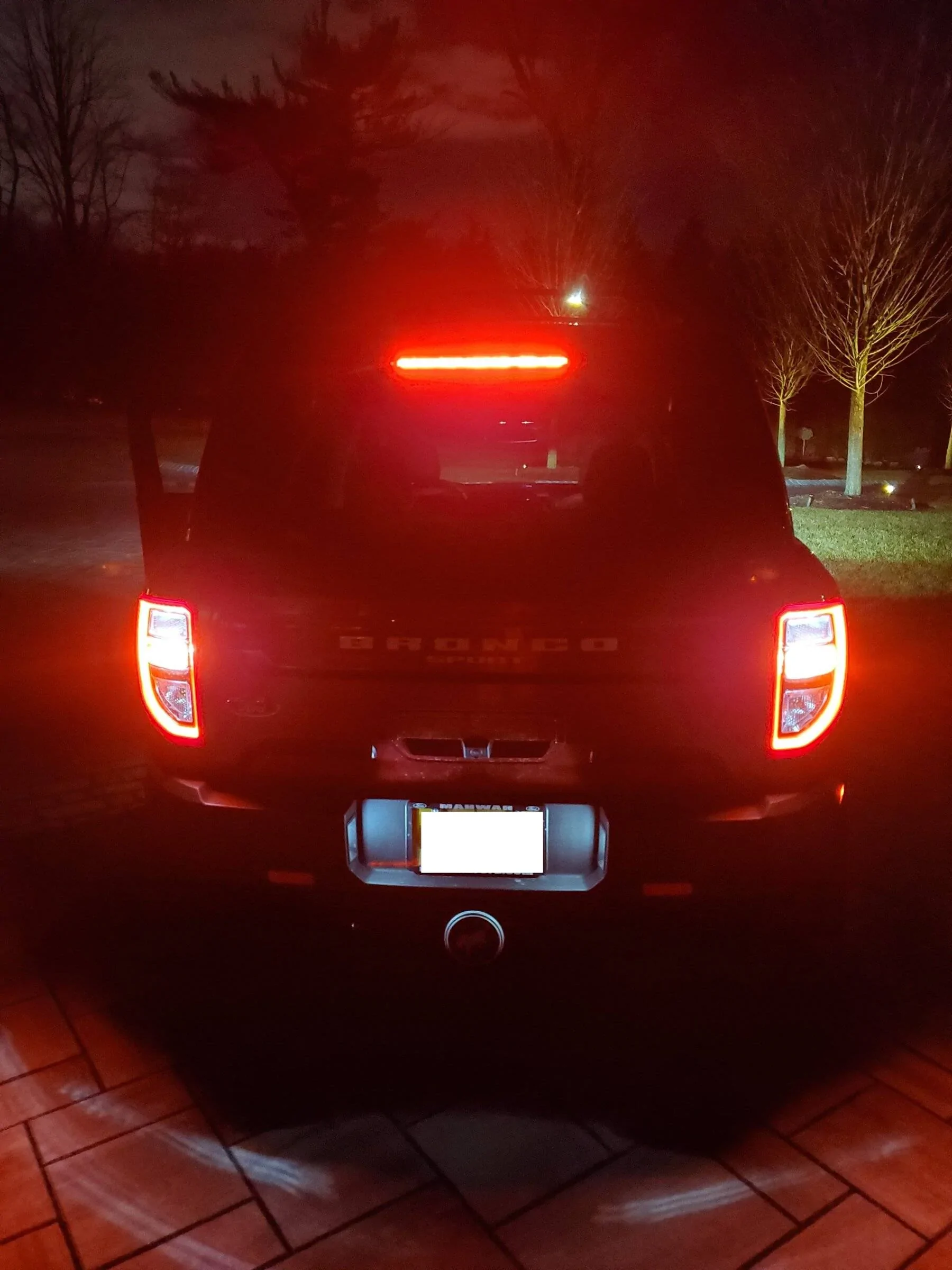 Ford Bronco Sport Replaced All Rear Lights With LED's Brake Lights