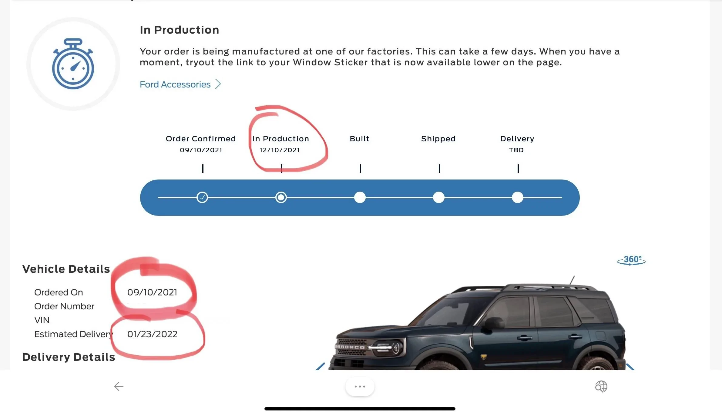 Ford Bronco Sport “In Production” since 12/8 without updates 0C8860AB-811F-4328-BA8D-3752276EFB99