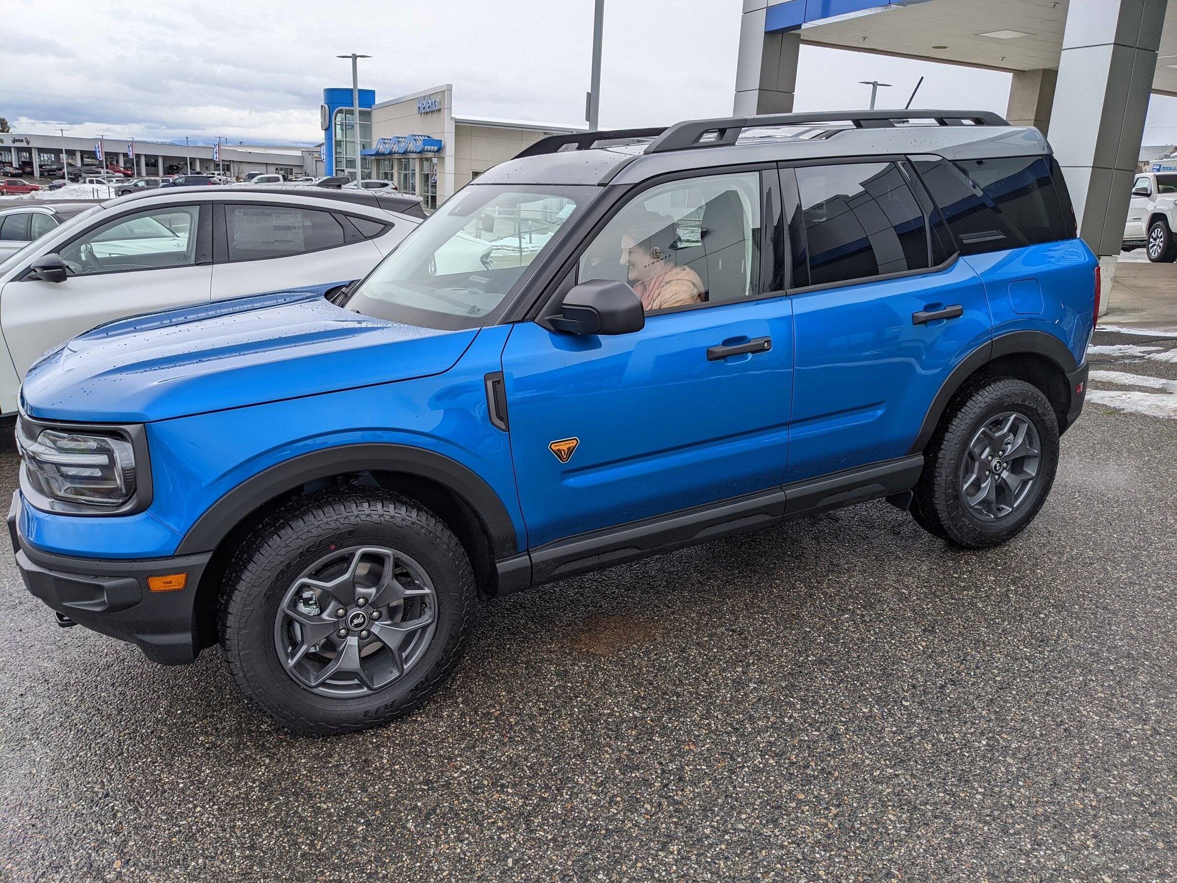 Ford Bronco Sport Velocity Blue & Bronze Smoke Bronco Sports - First Owners' Pics BS Delivered 2