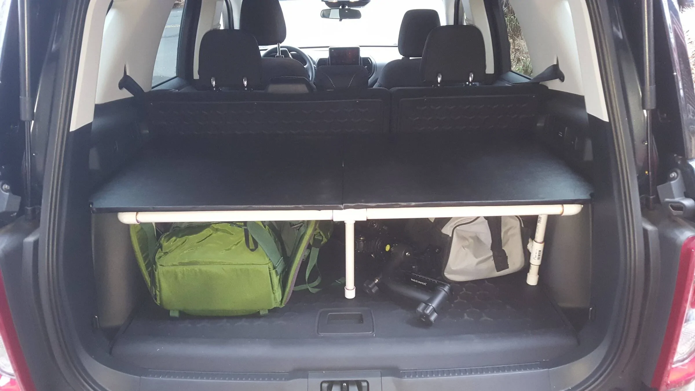 Ford Bronco Sport Homemade rear cargo shelf 20211228_145237