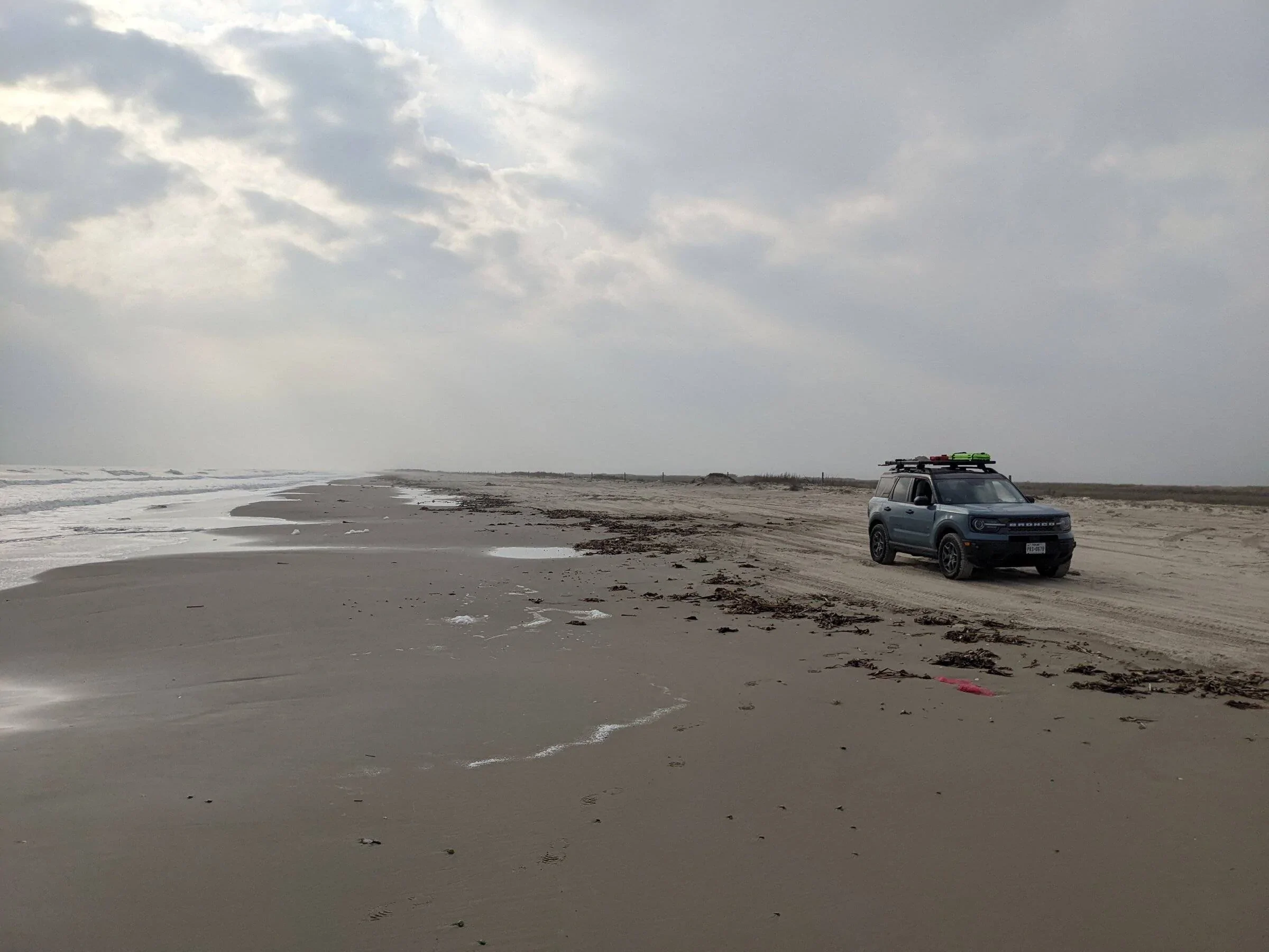 Ford Bronco Sport Trip Report: Bronco Sport in the Deep Soft Sands of Lost Highway 87 (SE TX) PXL_20211229_211932978