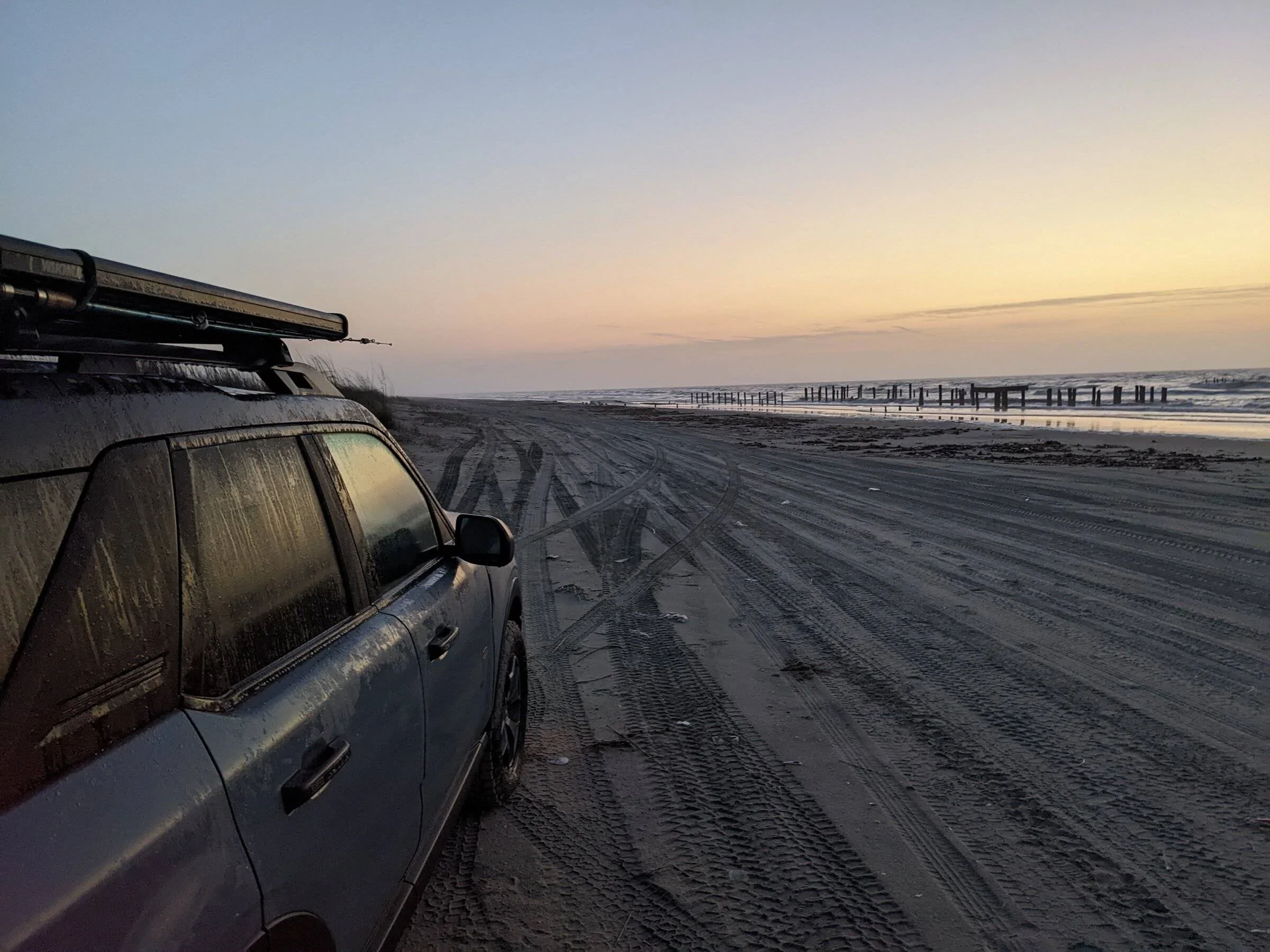 Ford Bronco Sport Trip Report: Bronco Sport in the Deep Soft Sands of Lost Highway 87 (SE TX) PXL_20211229_124649795