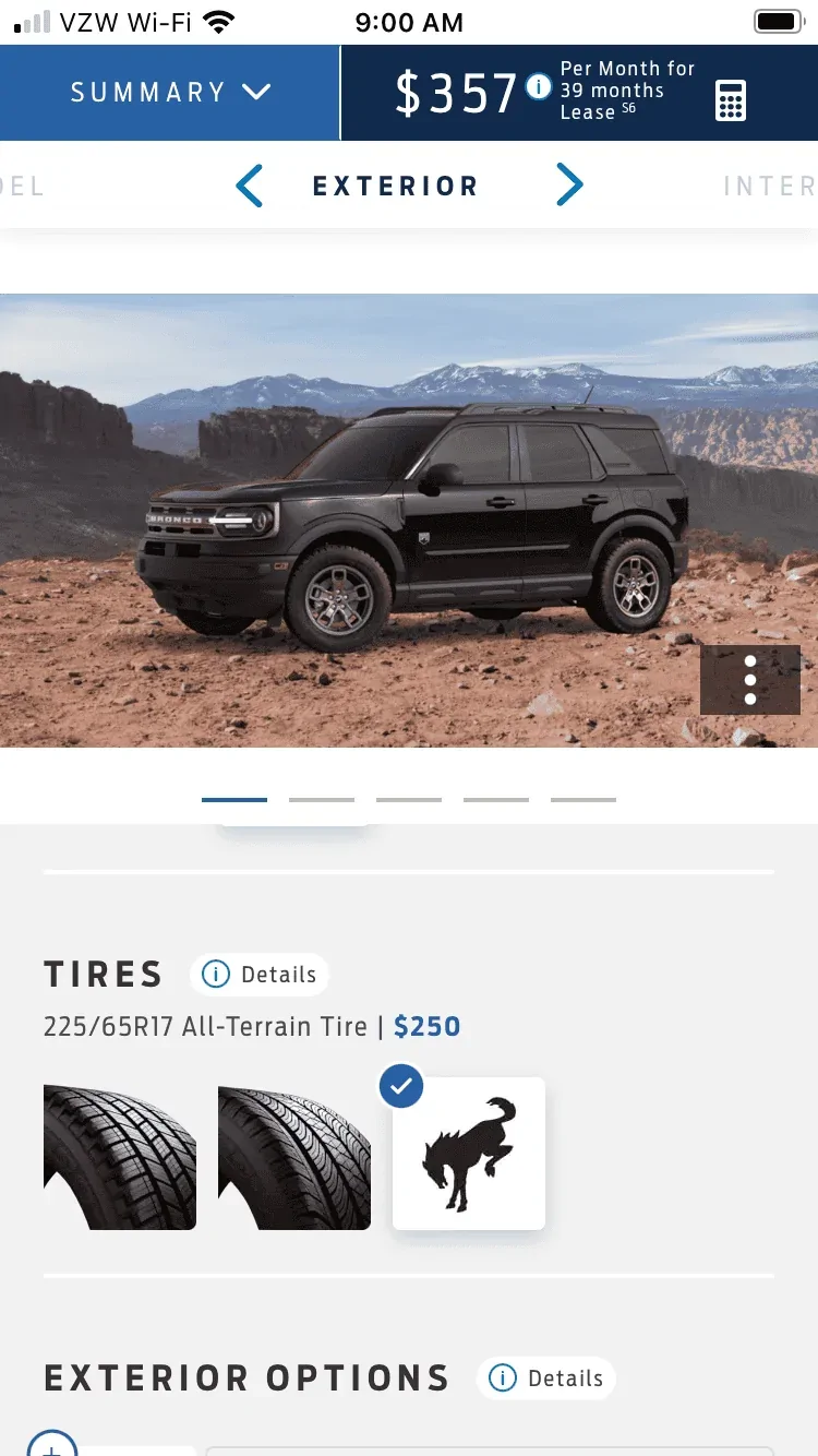 Ford Bronco Sport All Terrain tire option on Big Bend 2F7D85A3-518D-4D86-A705-74CBDF397C31