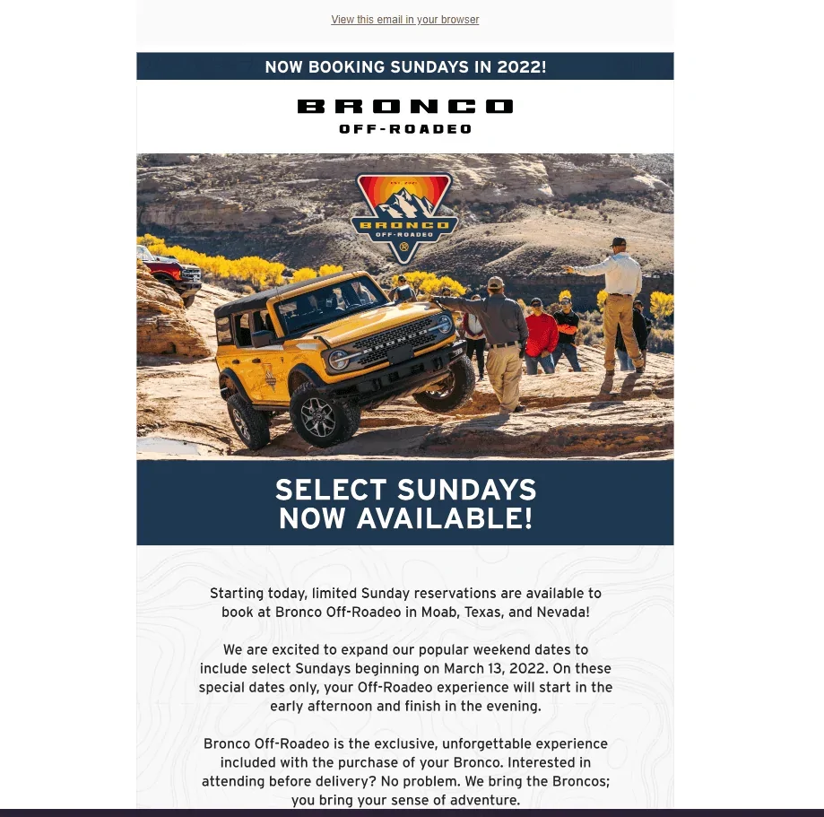 Ford Bronco Sport Anyone planning on going to one of the Bronco Off-Roadeo events? 1642082460478