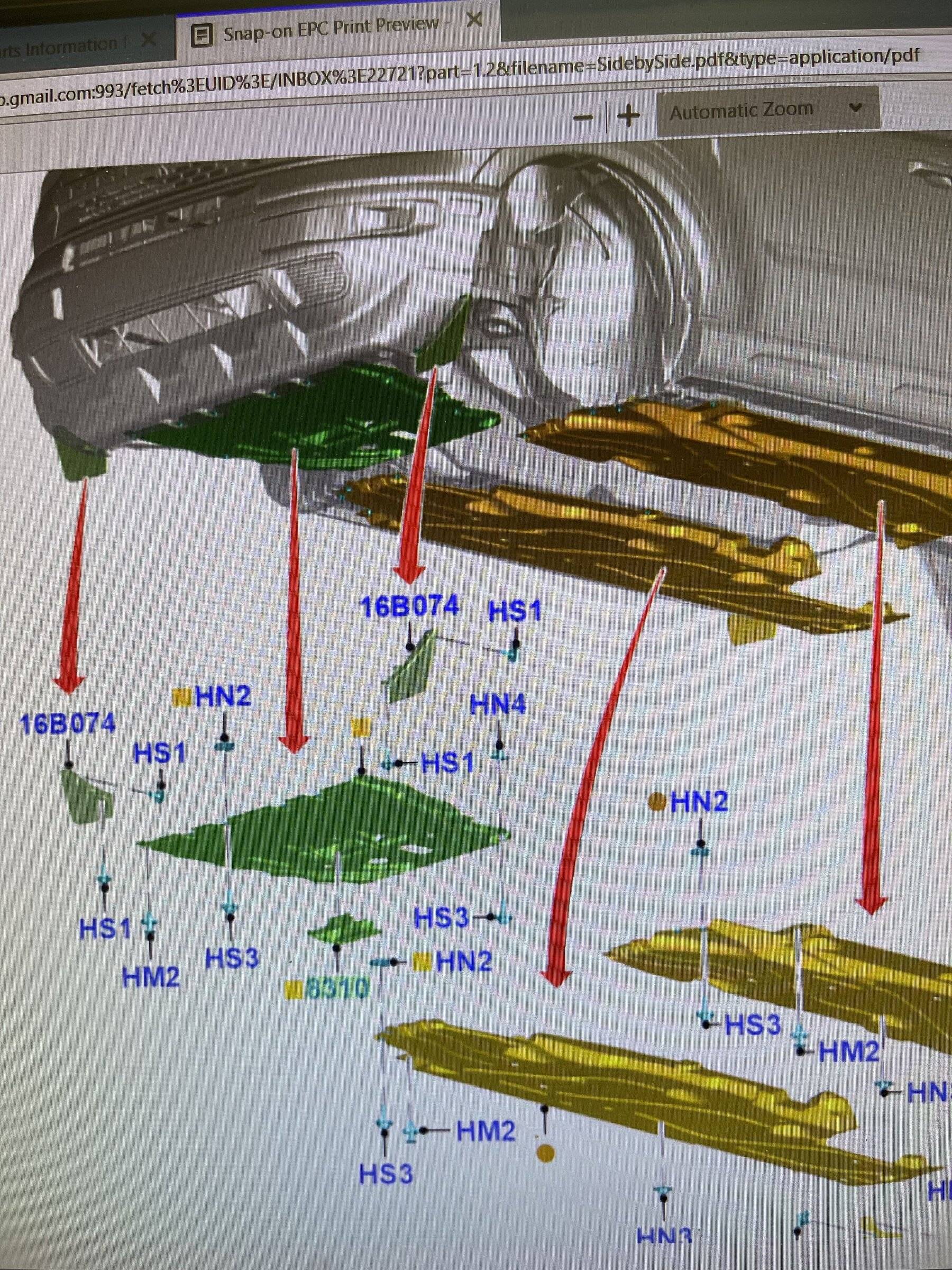 Ford Bronco Sport BS BB Ran Over Dead Deer deer4