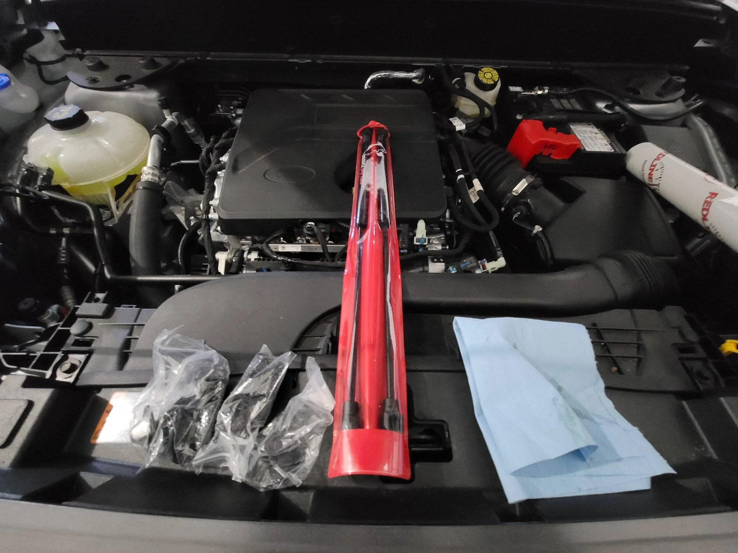 Ford Bronco Sport Hood Strut by Redline Tuning Installed 20211222_124452