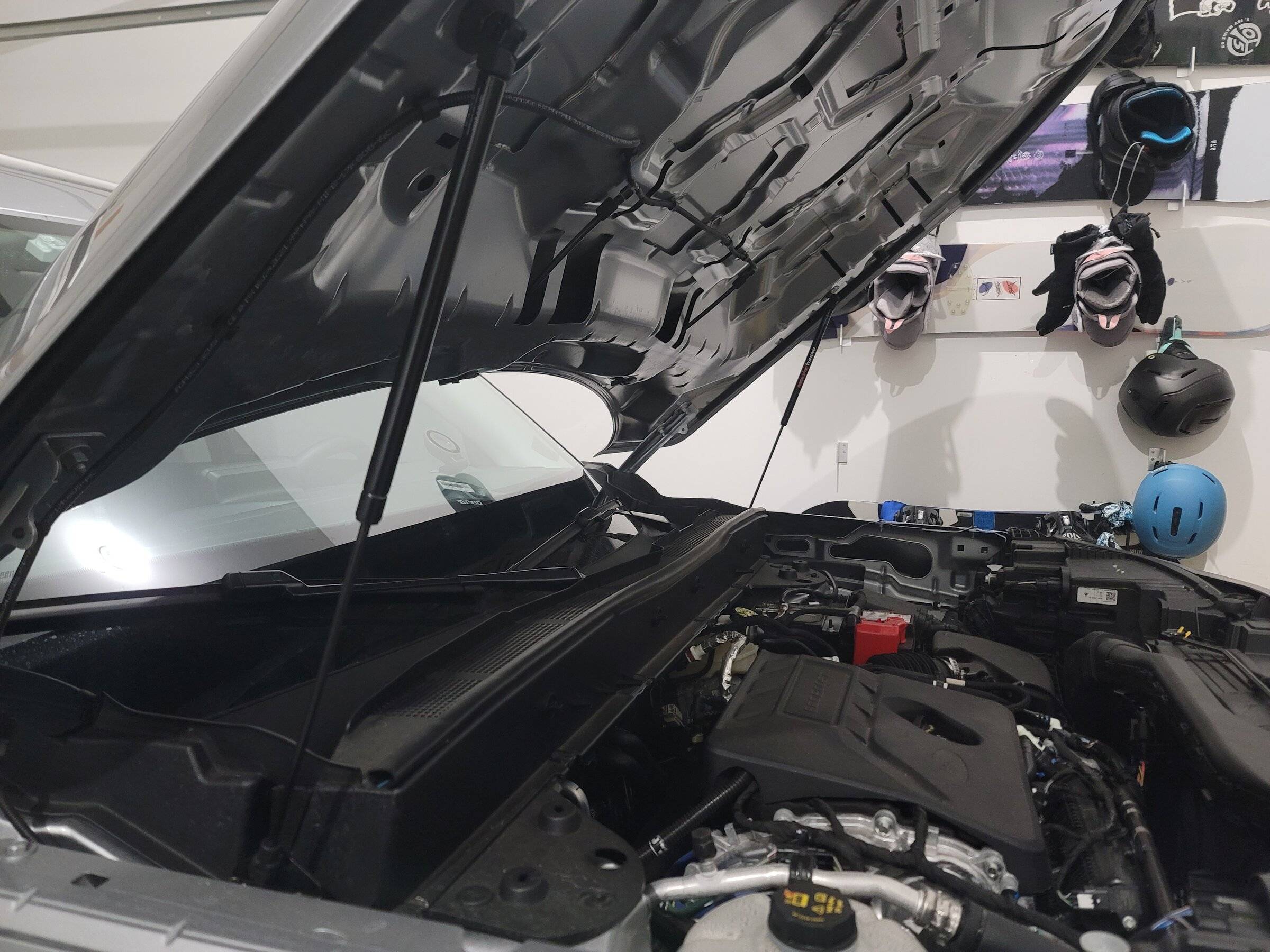 Ford Bronco Sport Hood Strut by Redline Tuning Installed 20220116_234116