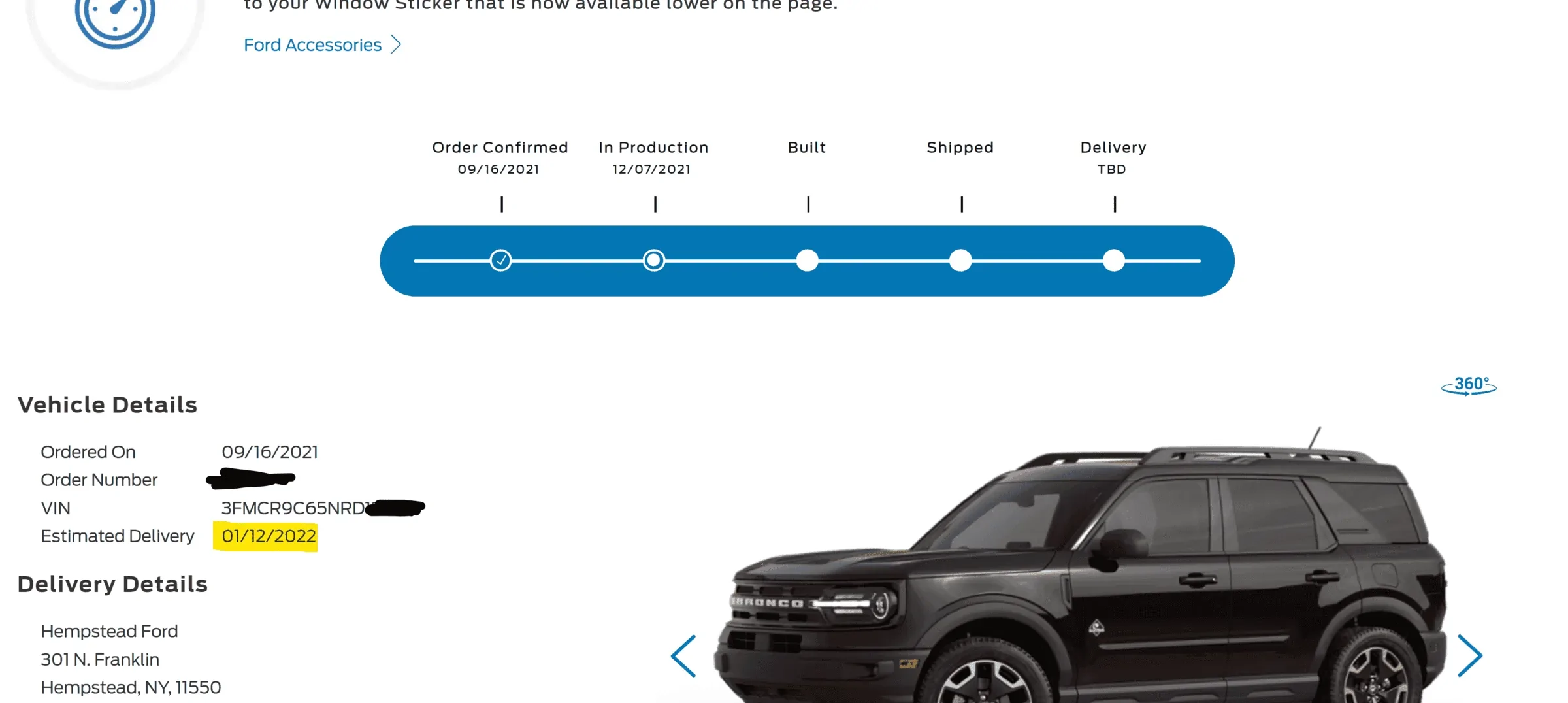 Ford Bronco Sport Waiting room 112