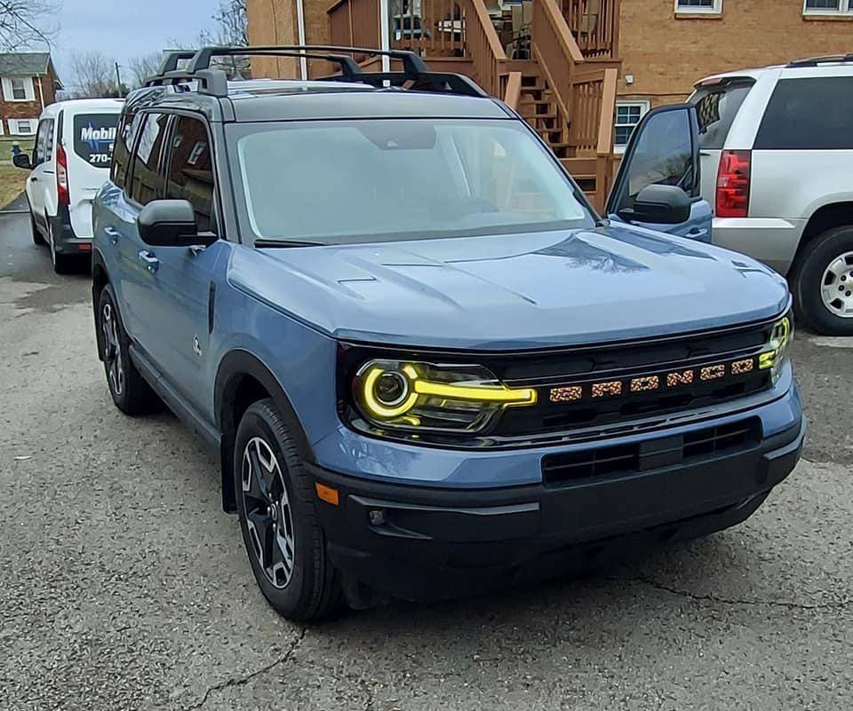 Ford Bronco Sport Oracle Colorshift Headlights Installed with pics 80F8B71B-19B6-4F04-9939-ABC0C1B4590A