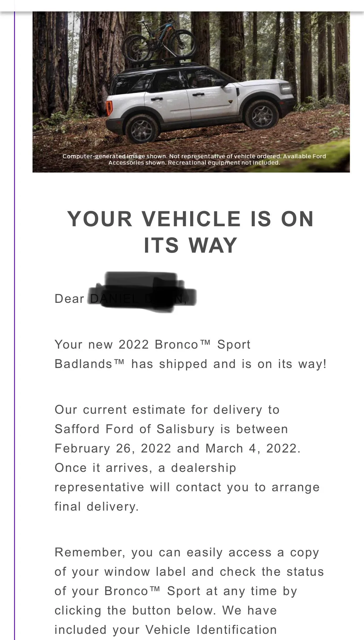 Ford Bronco Sport Waiting room 7FFA2694-46B9-4EBF-B6EE-B85913E49D4D