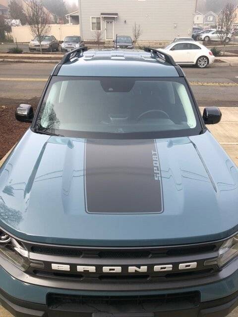 Ford Bronco Sport Carbon Fiber Accessories and aftermarket Decals 2021 FORD Bronco Sport_Front