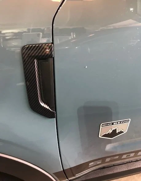 Ford Bronco Sport Carbon Fiber Accessories and aftermarket Decals Side Vent