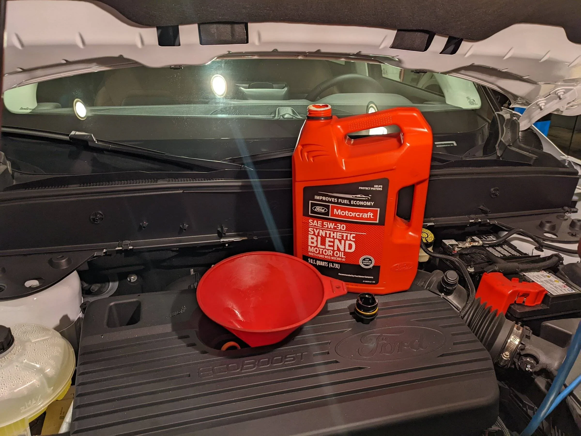 Ford Bronco Sport 1st Oil Change on Badlands PXL_20220207_005313450