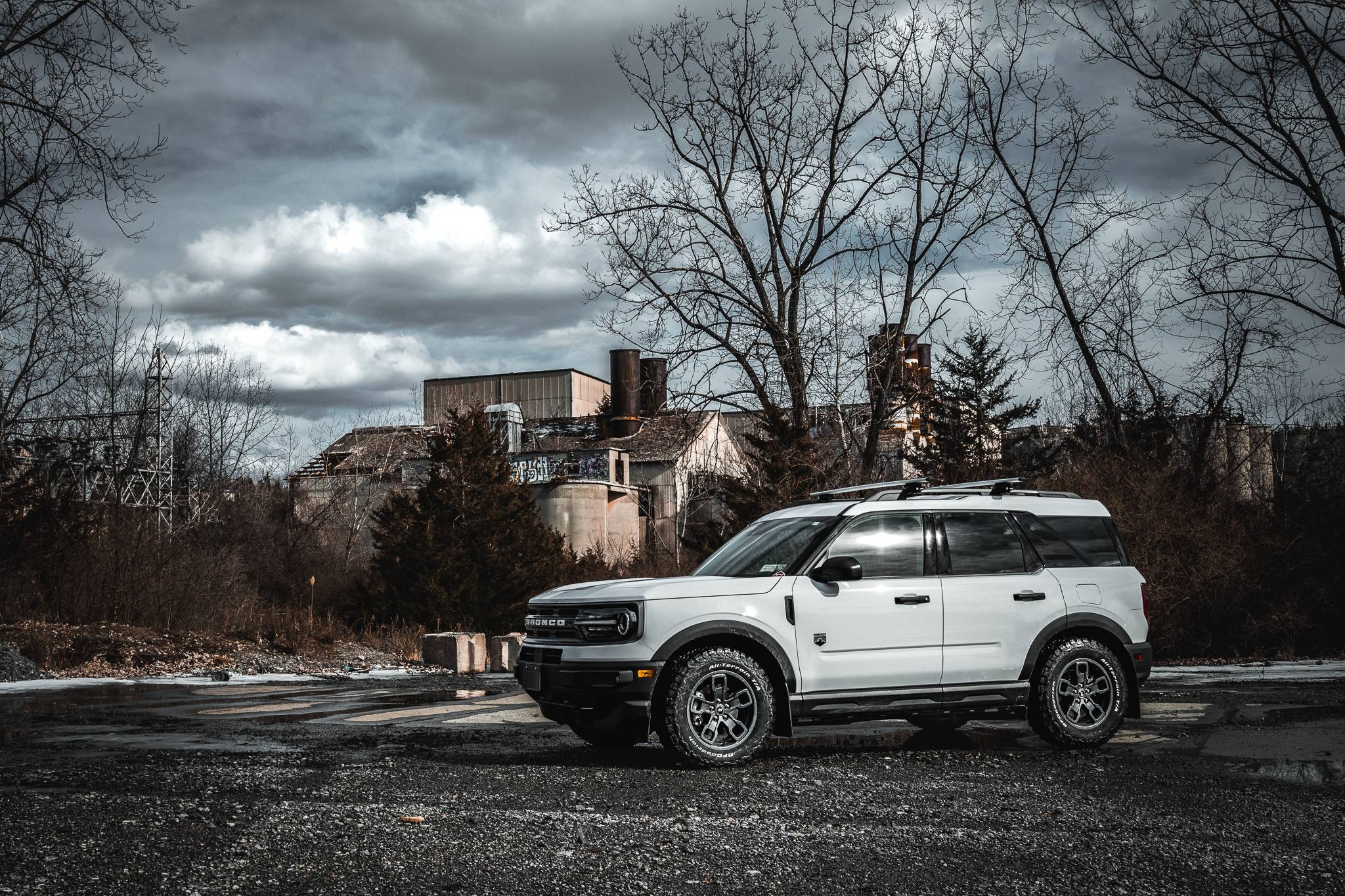 Ford Bronco Sport Big Bend stock height with BFGoodrich 245/65/17. The beginnings of making this into what I want. CE73BA1E-AE2C-4D5B-83DA-8012C86F80CD