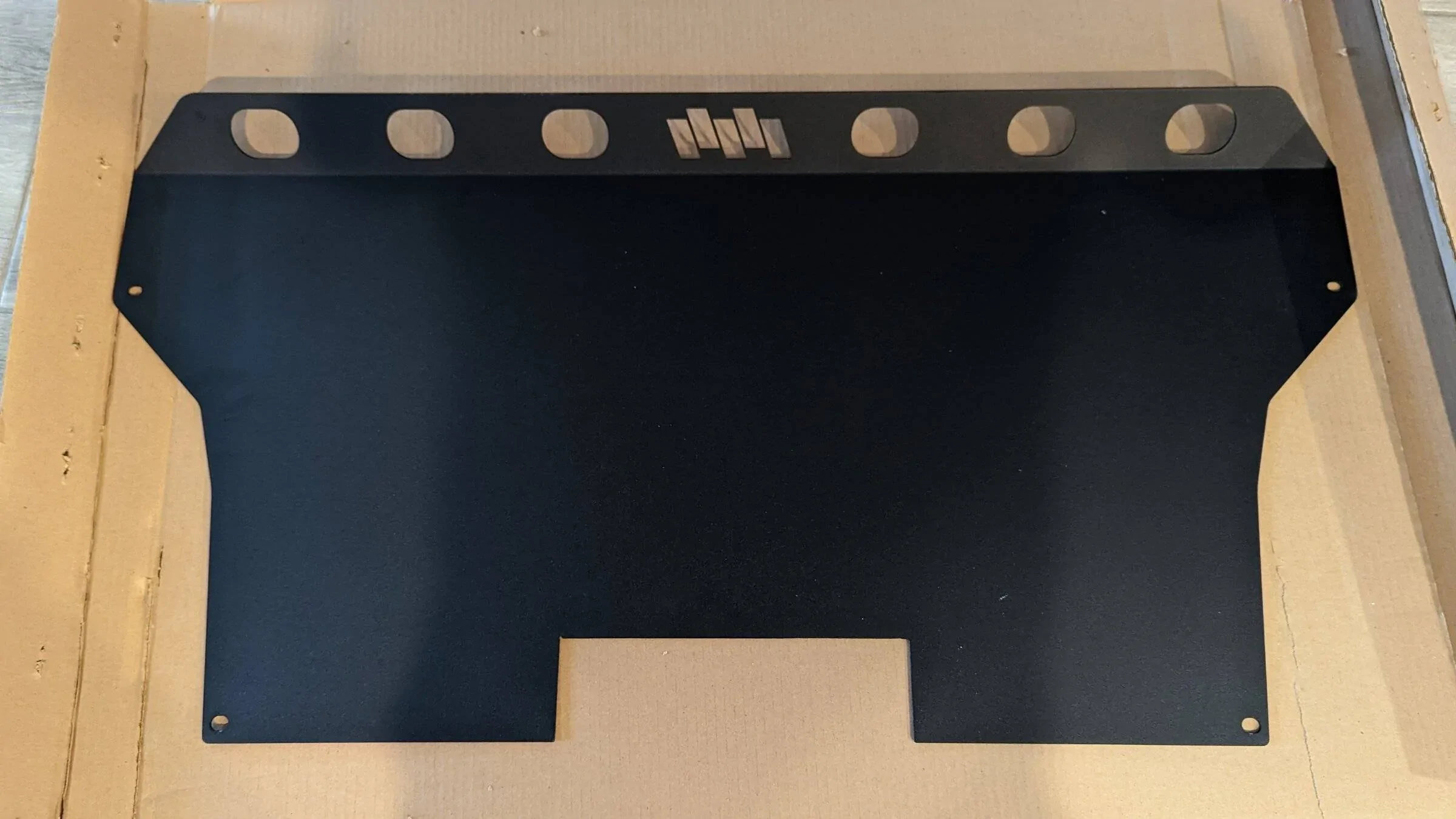 Ford Bronco Sport Rally Innovations light bar and skid plate installed on Bronco Sport PXL_20220219_194929203