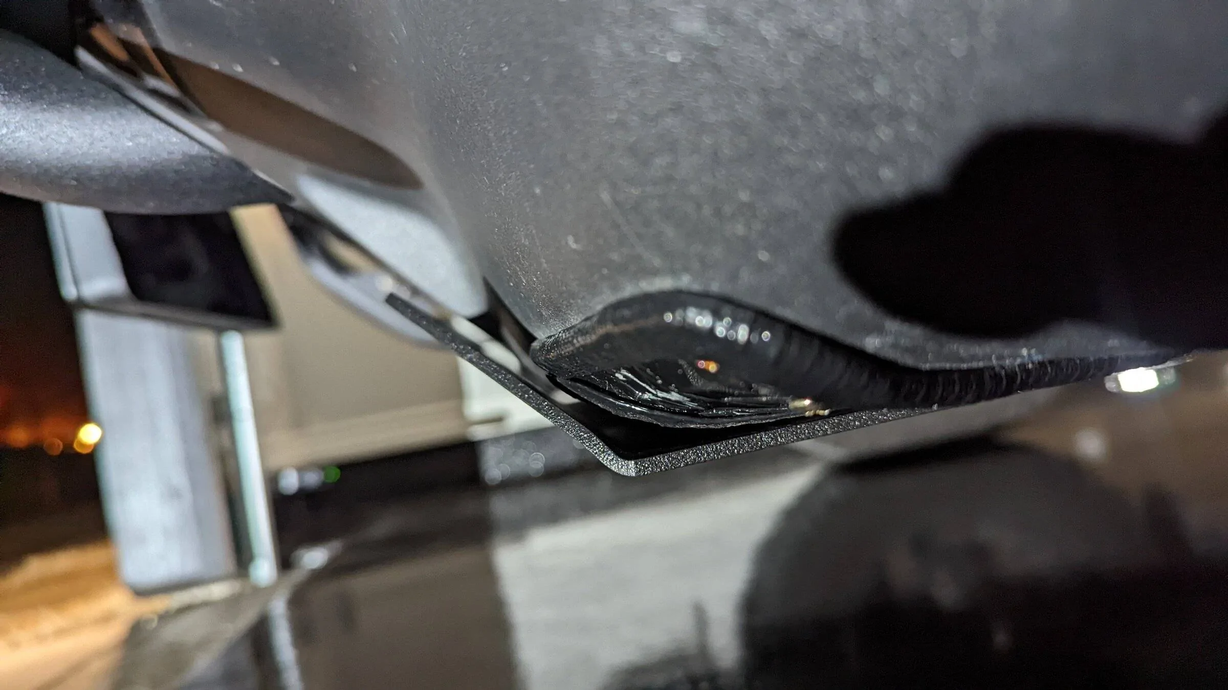 Ford Bronco Sport Rally Innovations light bar and skid plate installed on Bronco Sport PXL_20220220_023337654