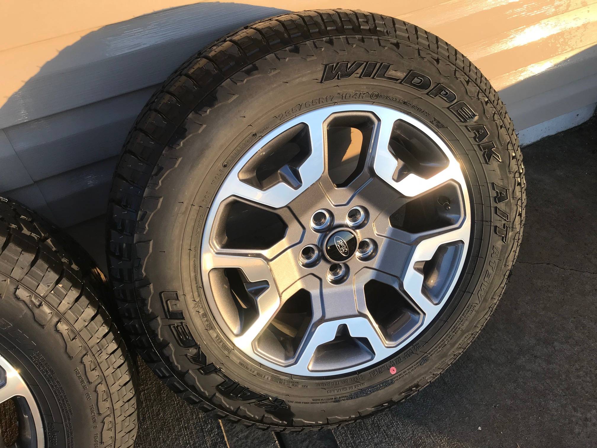 Ford Bronco Sport SOLD - OEM 17" Maverick Alloy wheels w/ 235/65 Falken Wildpeak AT3W Tires & TPMS IMG_7330