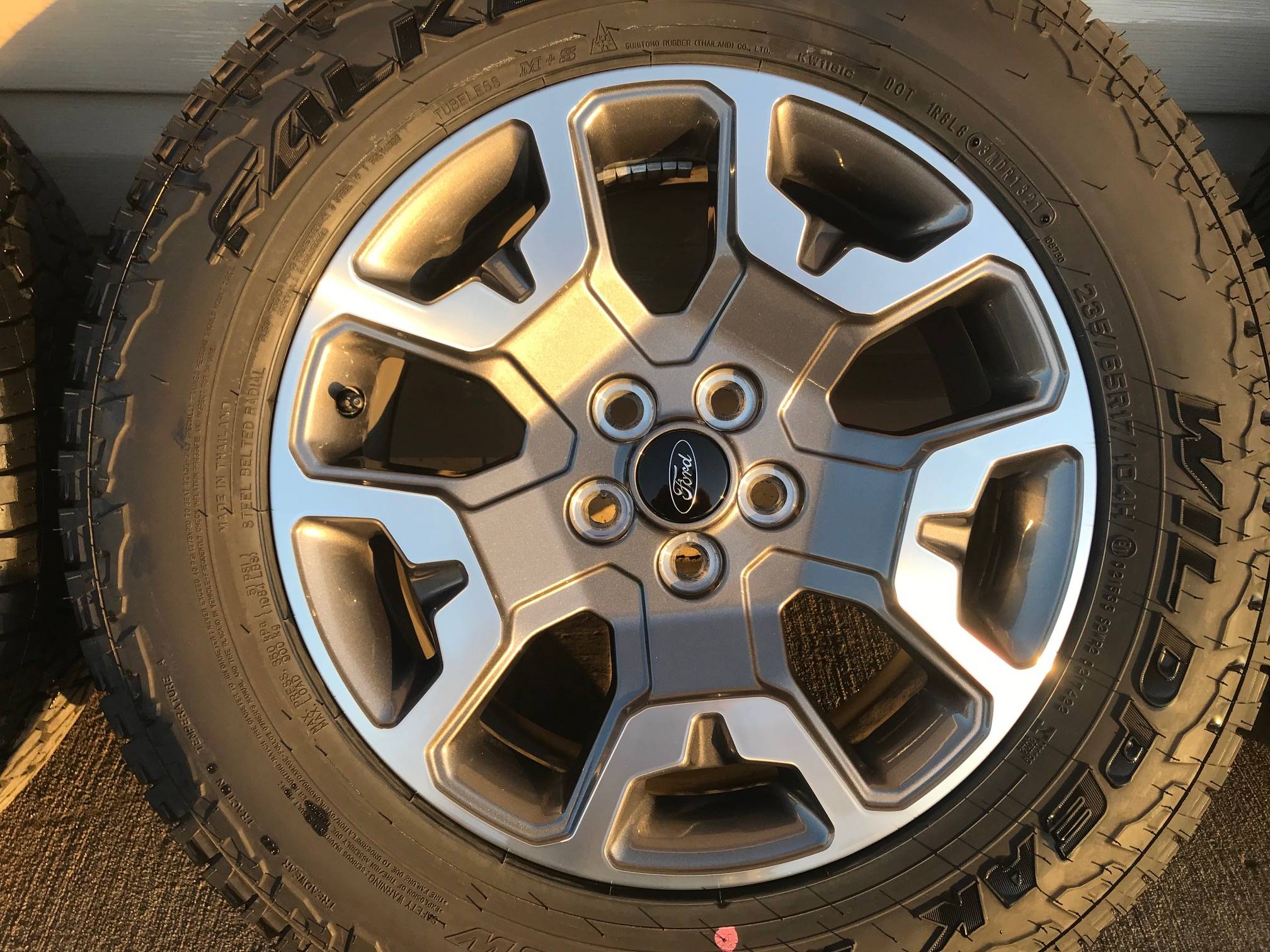 Ford Bronco Sport SOLD - OEM 17" Maverick Alloy wheels w/ 235/65 Falken Wildpeak AT3W Tires & TPMS IMG_7331