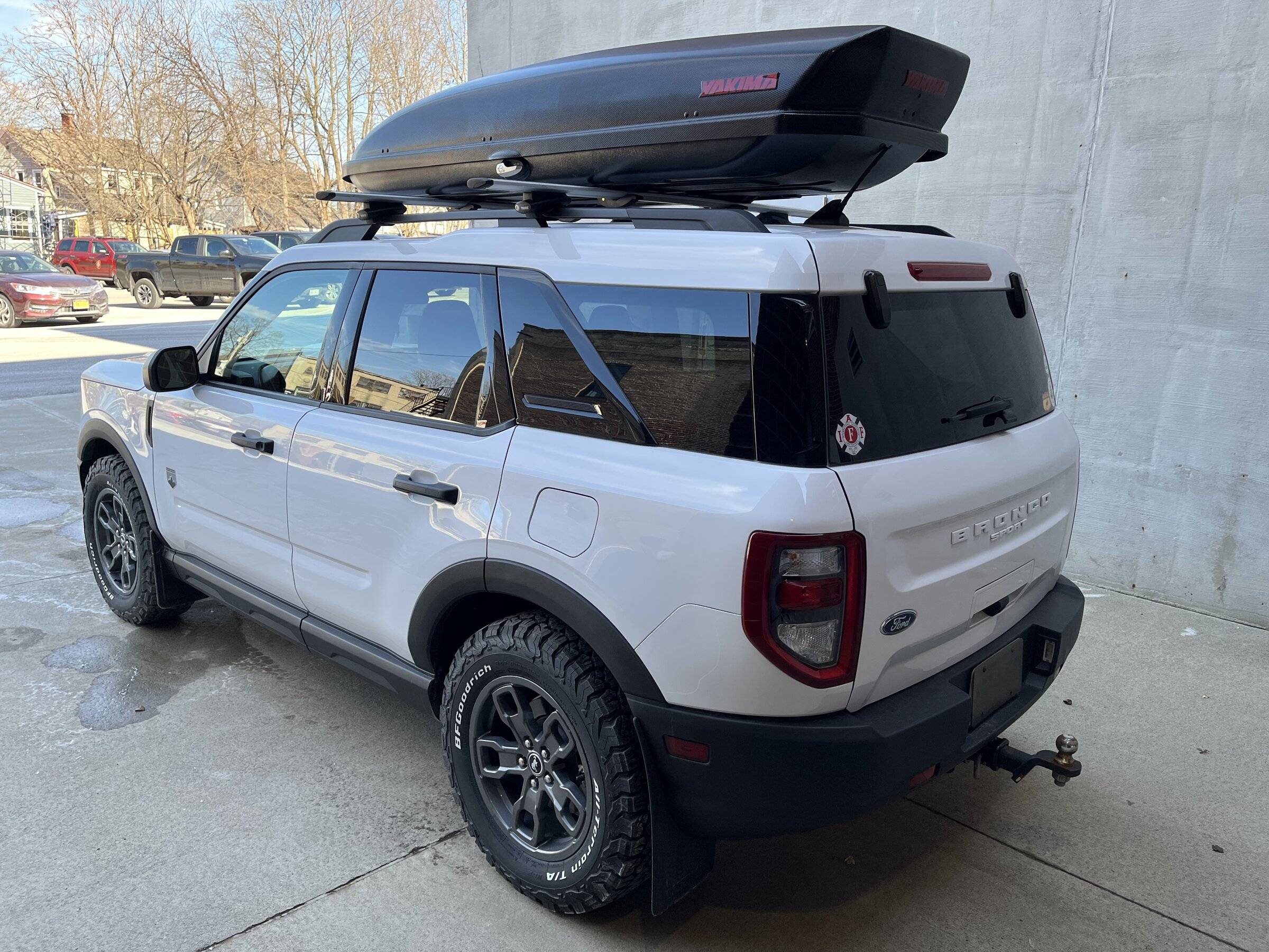 Ford Bronco Sport Big Bend stock height with BFGoodrich 245/65/17. The beginnings of making this into what I want. C5BB34EE-1CD5-47AF-B7E7-6F6168A24563