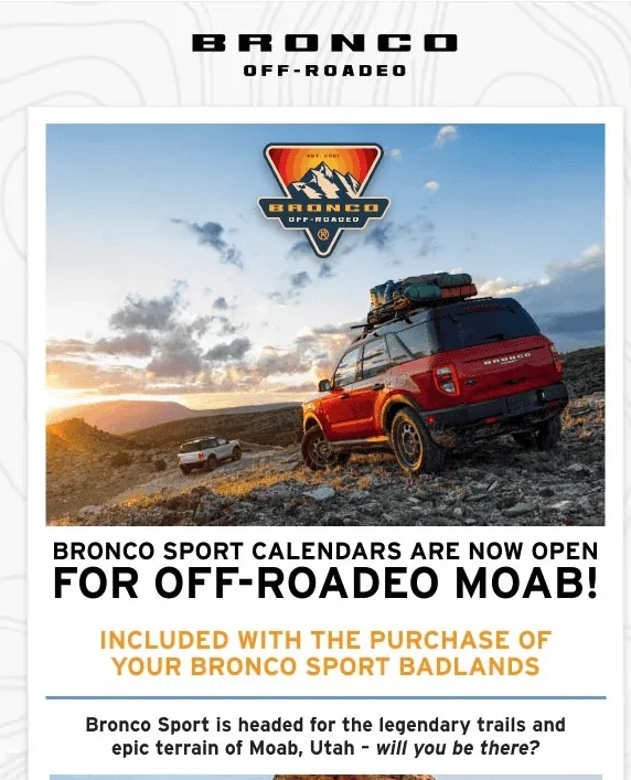 Ford Bronco Sport Anyone planning on going to one of the Bronco Off-Roadeo events? 1645712668067