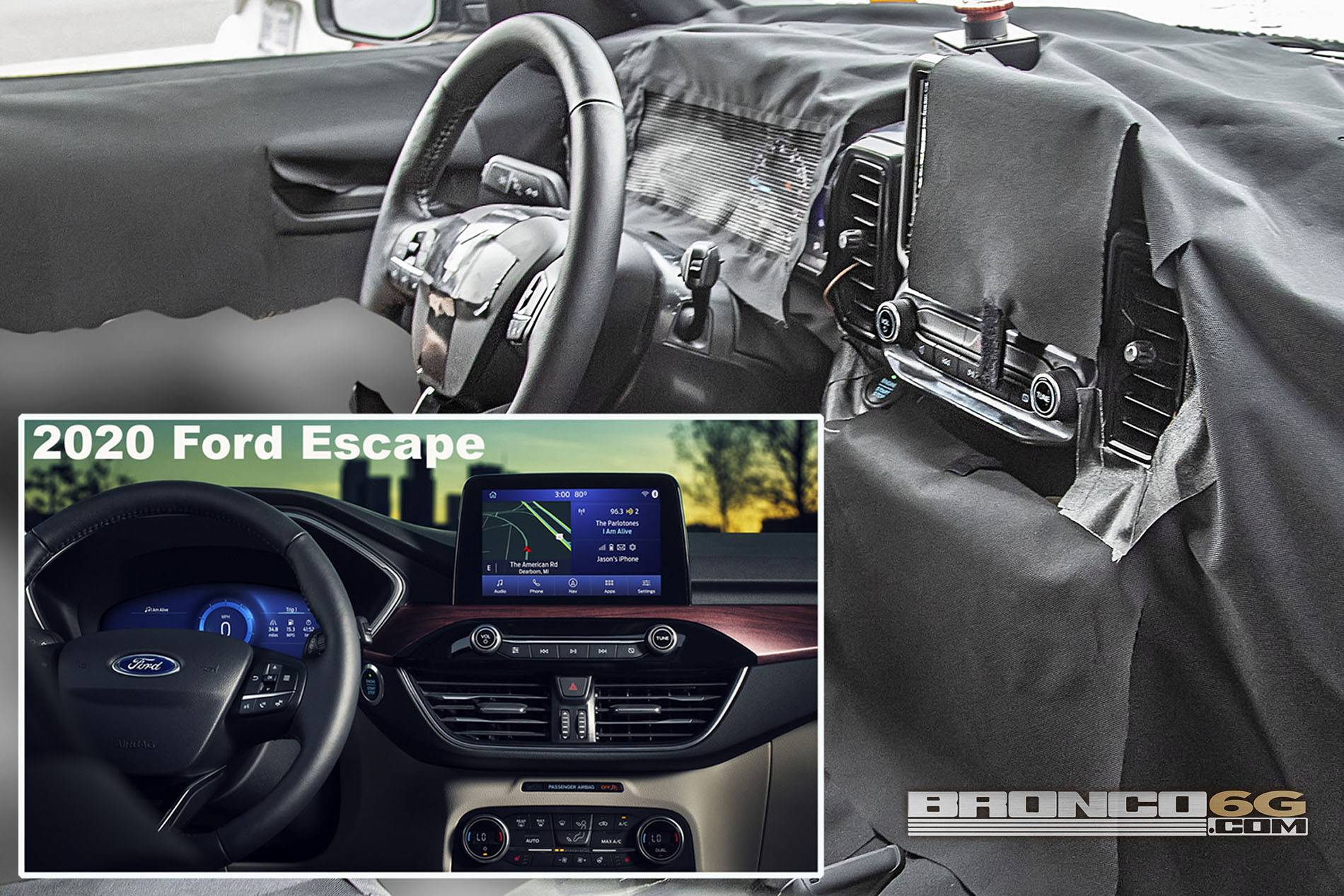 Ford Bronco Sport 2021 Bronco Maverick (Baby Bronco) Interior First Spied Look! Bronco-Maverick-Sport-6