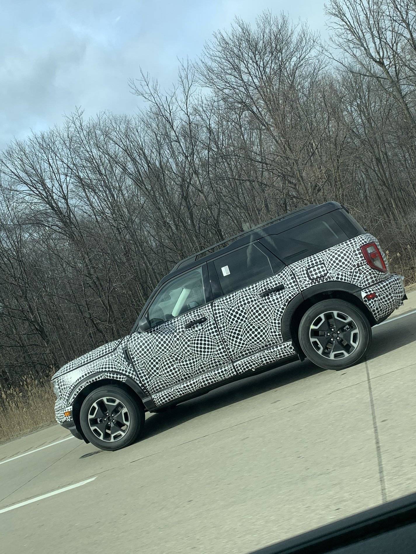 Ford Bronco Sport Side shot of Bronco Sport on the road looking like LR4 FC1B77A0-2F6B-47C4-9D94-325519A0A757