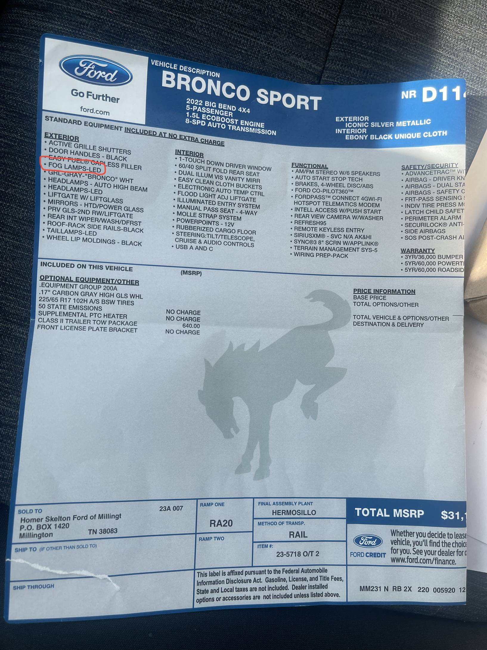 Ford Bronco Sport Anyone added fog lights? I have an idea…. 947EEE8A-231E-41B6-B2CB-EAF9E10FA97B