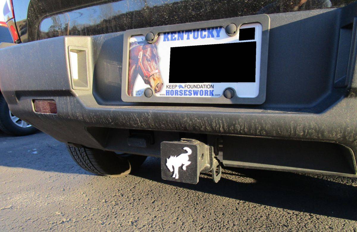 Ford Bronco Sport Trailer Hitch Cover To 3D Print horse_cover