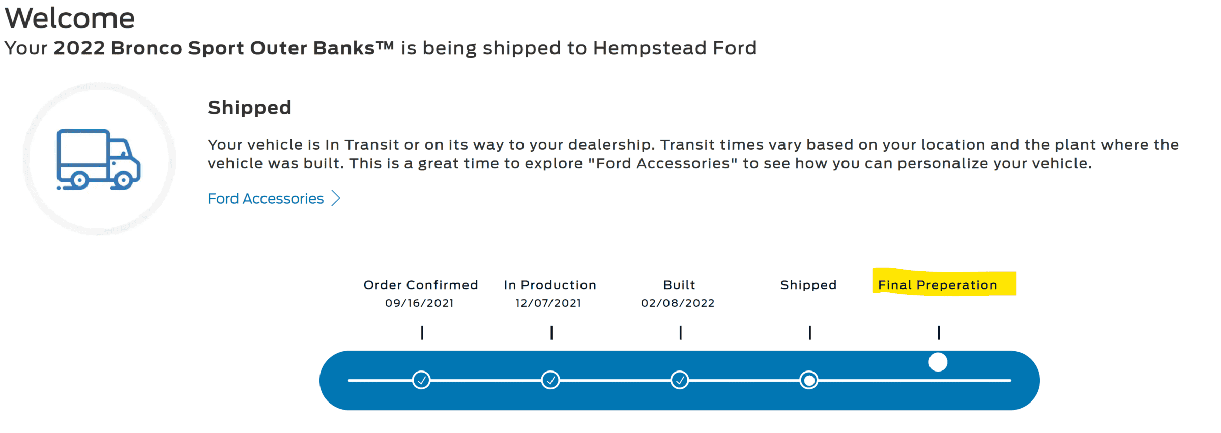 Ford Bronco Sport Bronco Sport tracking pre