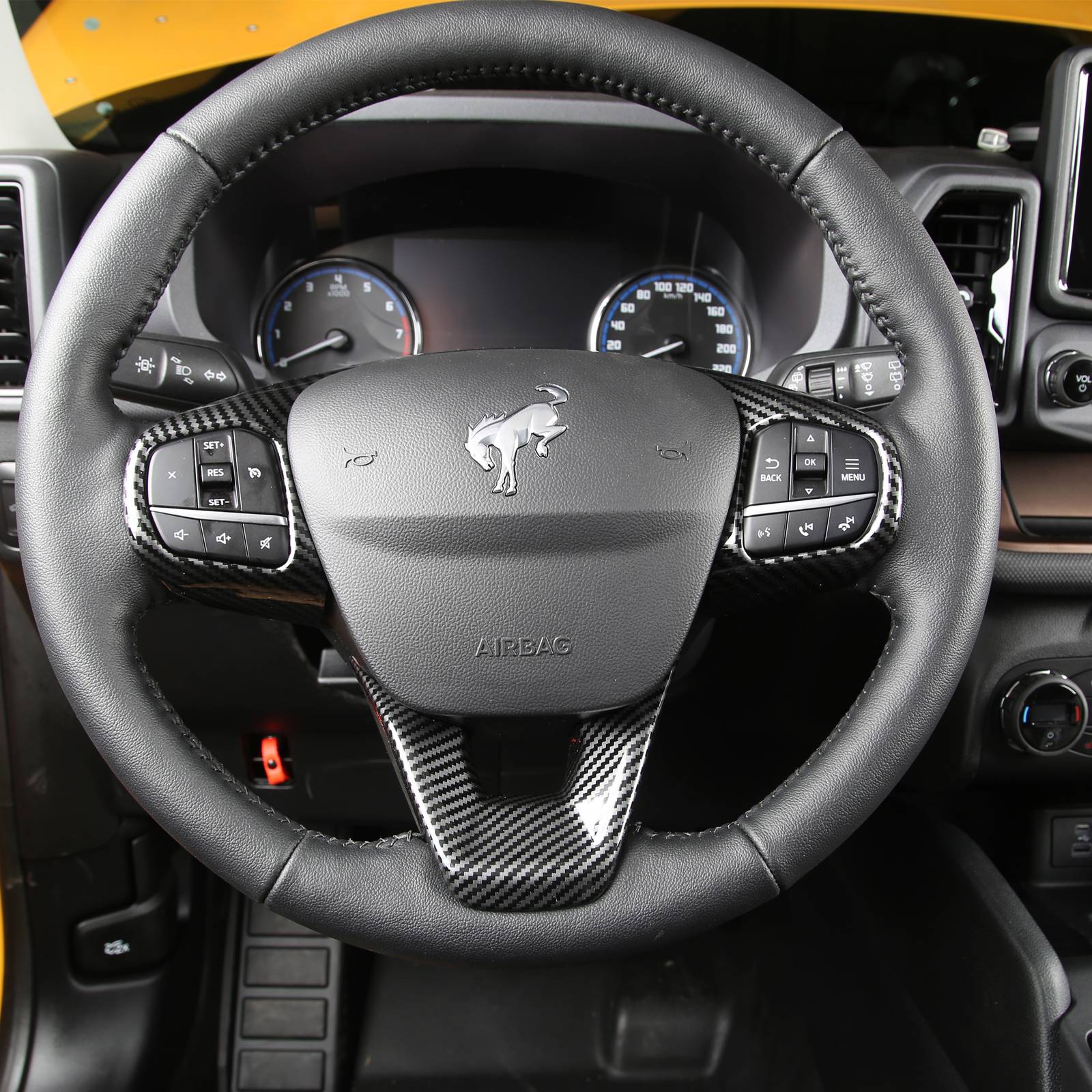 Ford Bronco Sport Accessory Make Your Bronco Sport More Classic!! ~~Big Sale from Now~~ glossy steering wheel 2