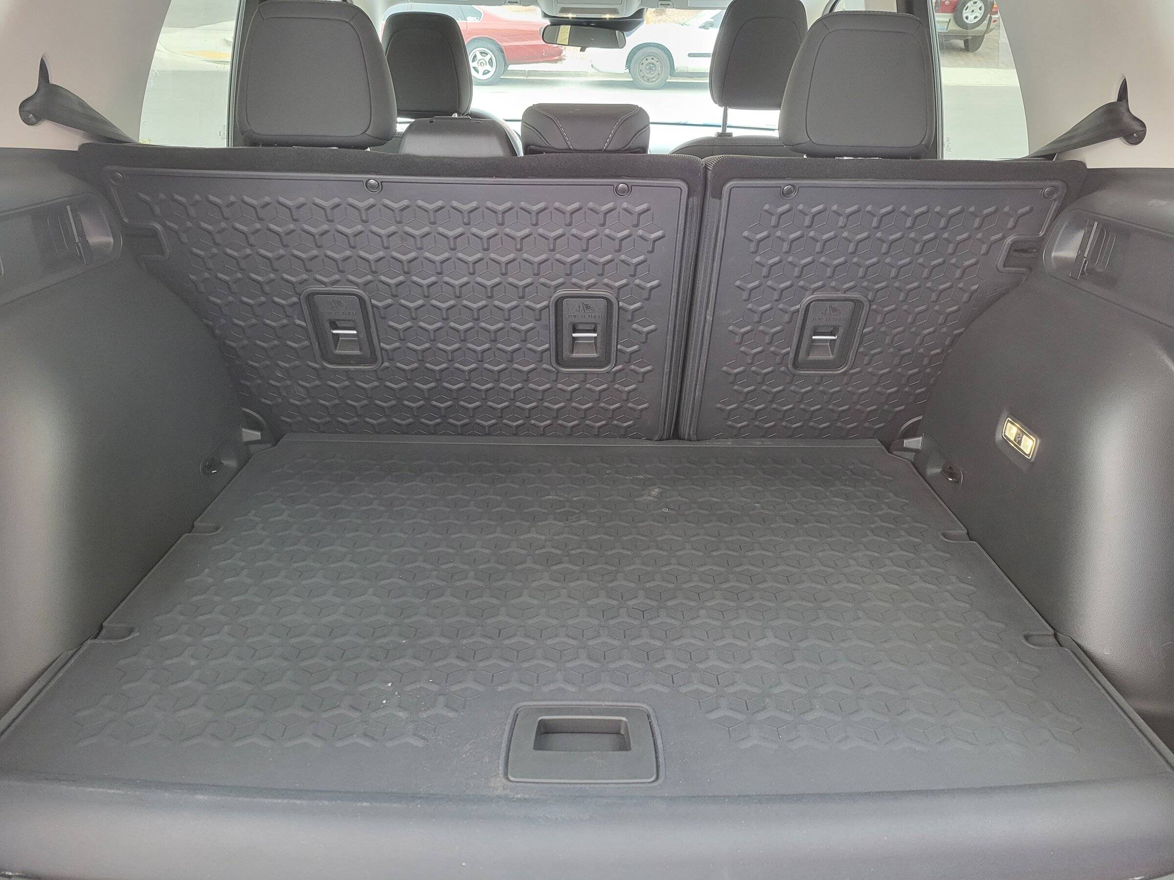 Ford Bronco Sport Rubberized seat backs 20220305_123959