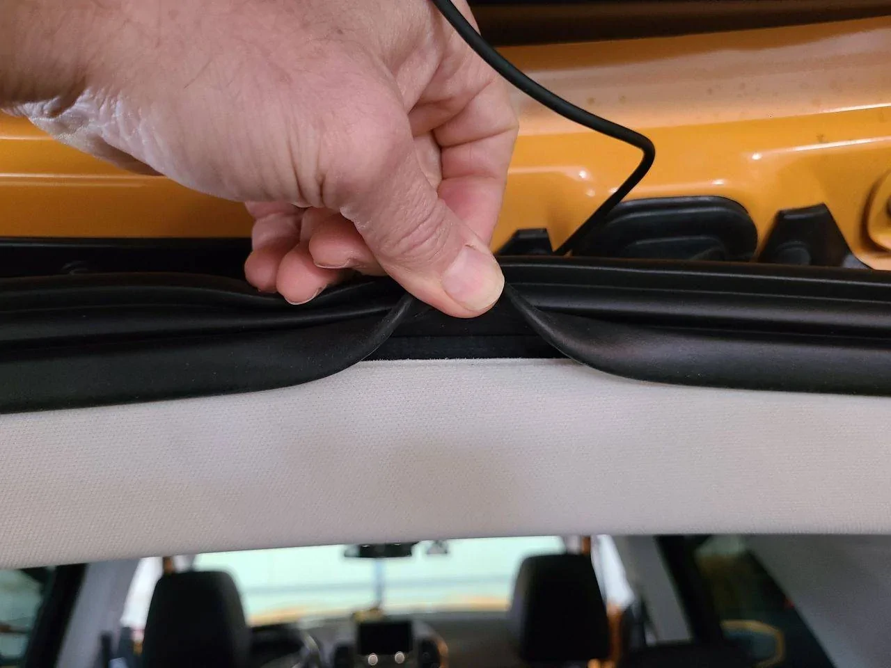 Ford Bronco Sport I Installed a Dash Cam HeadlinerAccess