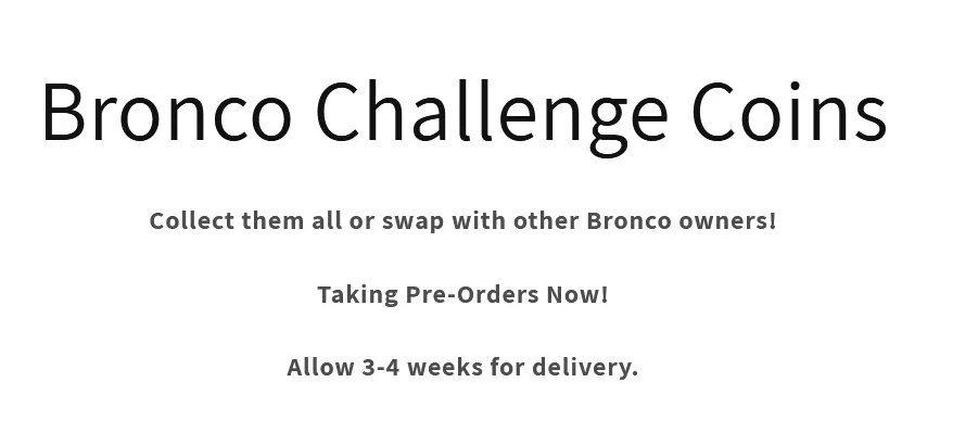 Ford Bronco Sport Got my Bronco Badlands coin today 1646875233268