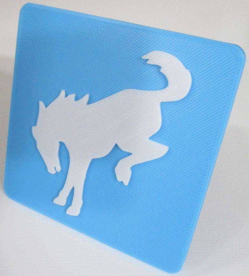 Ford Bronco Sport Trailer Hitch Cover To 3D Print blue11