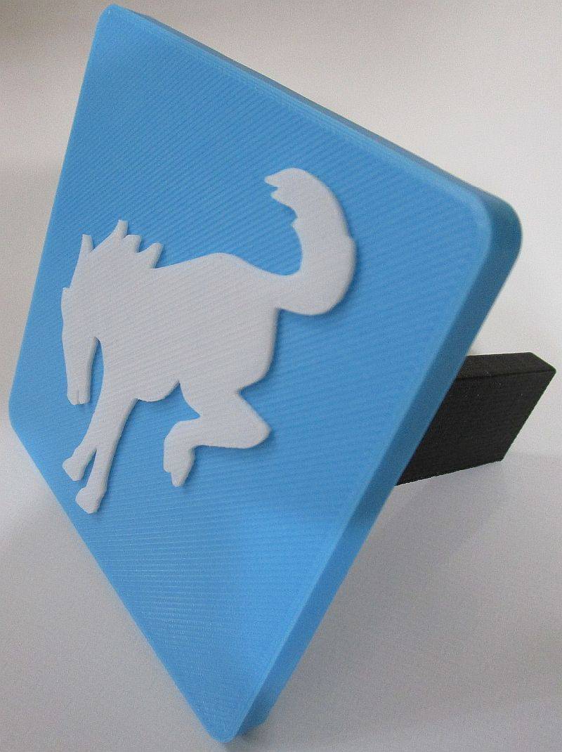 Ford Bronco Sport Trailer Hitch Cover To 3D Print blue22