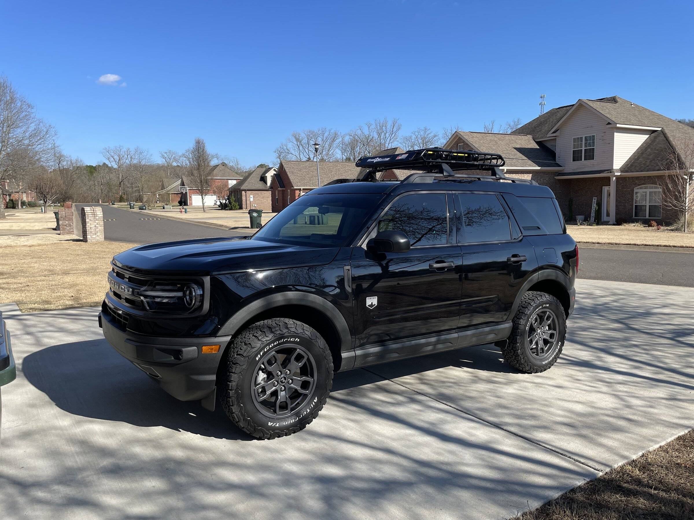 Ford Bronco Sport Big Bend stock height with BFGoodrich 245/65/17. The beginnings of making this into what I want. 5266EFF7-3545-4AF0-A112-9F27923E78A6