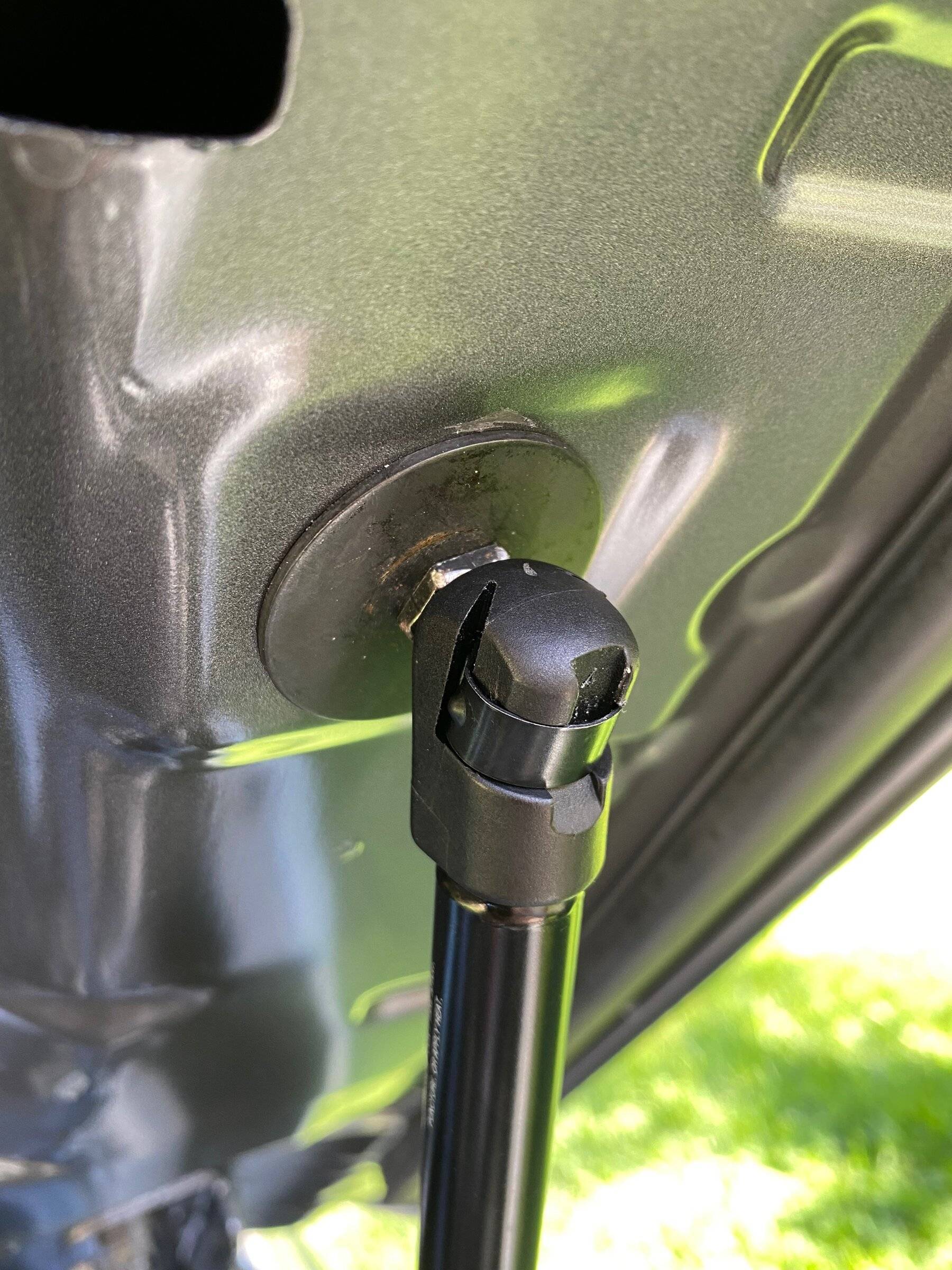 Ford Bronco Sport Hood Strut by Redline Tuning Installed IMG_0674