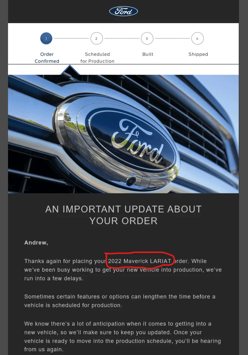 Ford Bronco Sport Too funny not to share... email from Ford 1647661693958