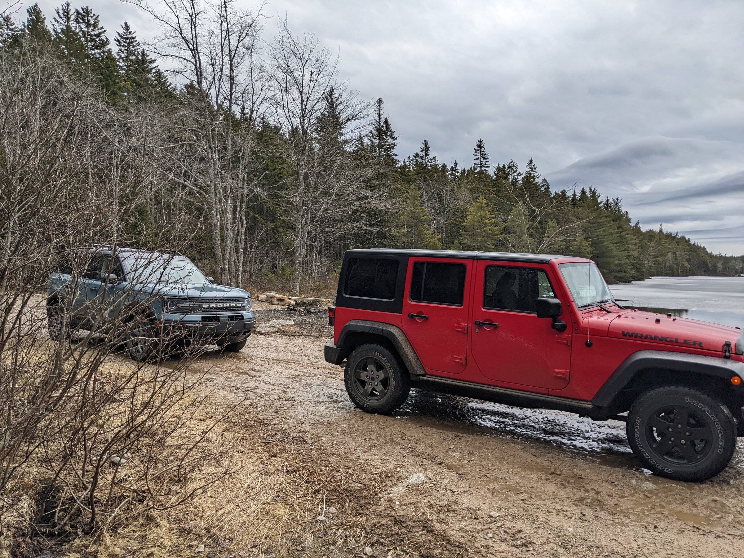 Ford Bronco Sport Offroading my Badlands in Nova Scotia, Canada PXL_20220319_165801326
