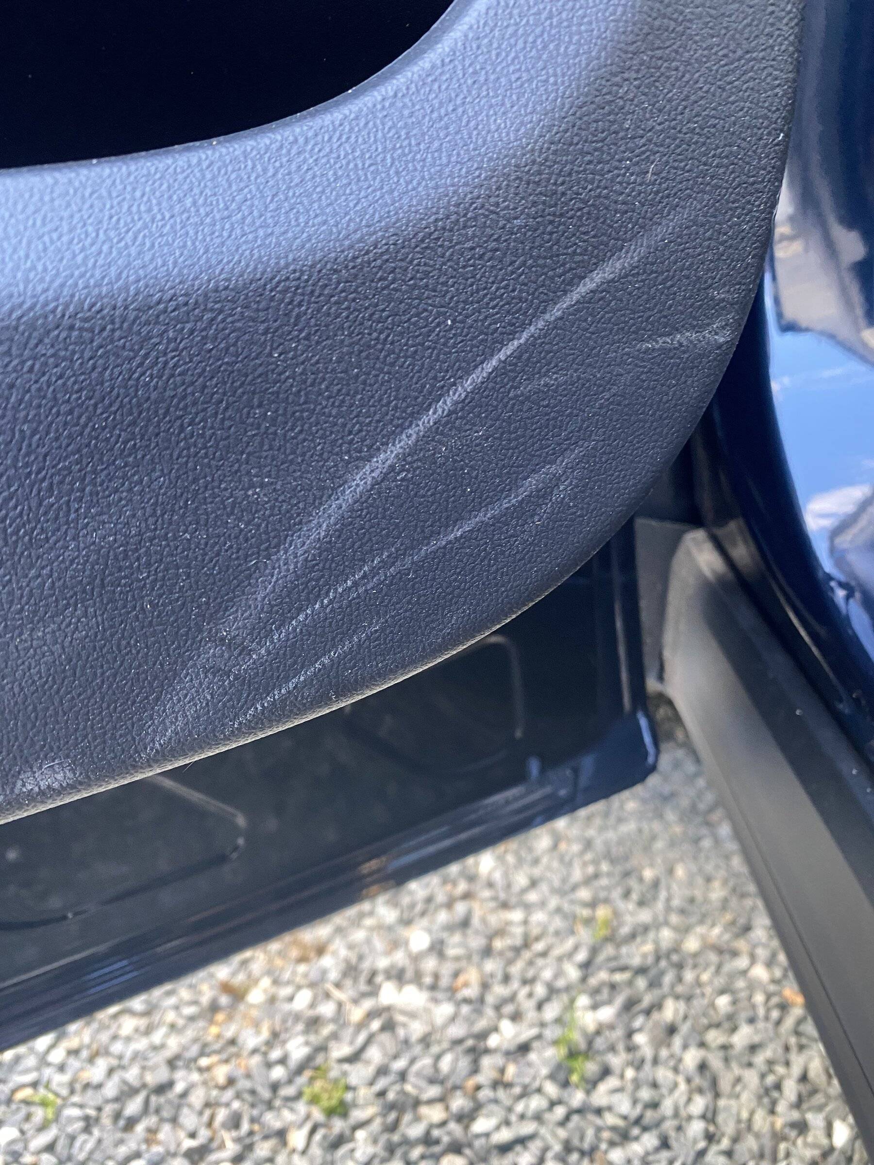 Ford Bronco Sport Door Panel Scuffs C1BEA496-86A5-413F-9314-027DFA6C06D4