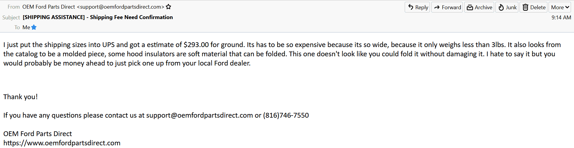 Ford Bronco Sport Need help locating hood insulation pad part 1648042061855