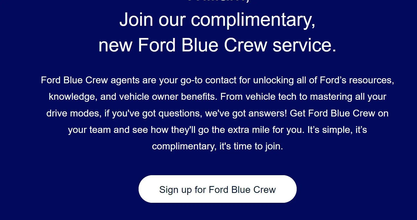 Ford Bronco Sport Ford Blue Crew bluecr