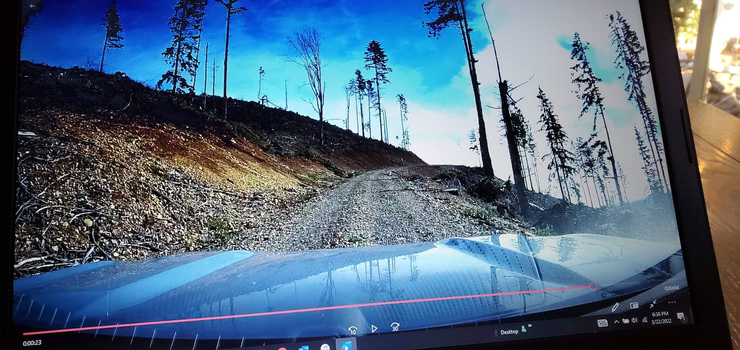 Ford Bronco Sport Badlands first time off-road in the Olympic Peninsula. 20220322_183856