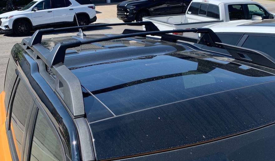 Ford Bronco Sport Post your crossbar/basket/rack combo photos! AUXPACBOTOP