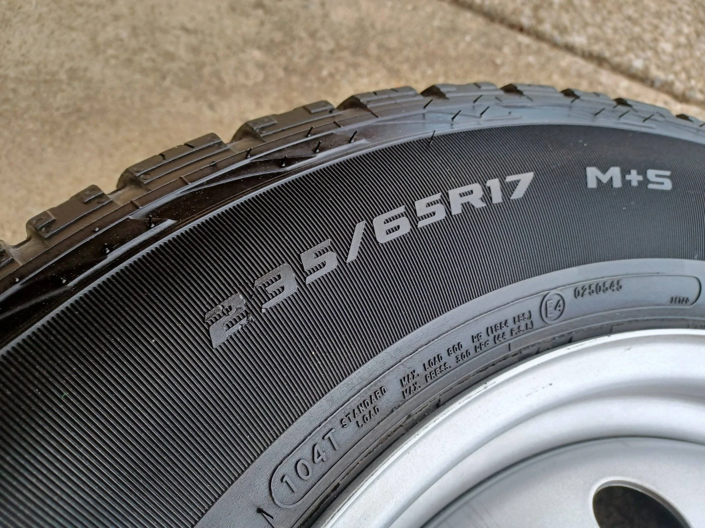 Ford Bronco Sport Steelies and 235 65 r17 A/T TIRES FOR SALE 20220331_101148