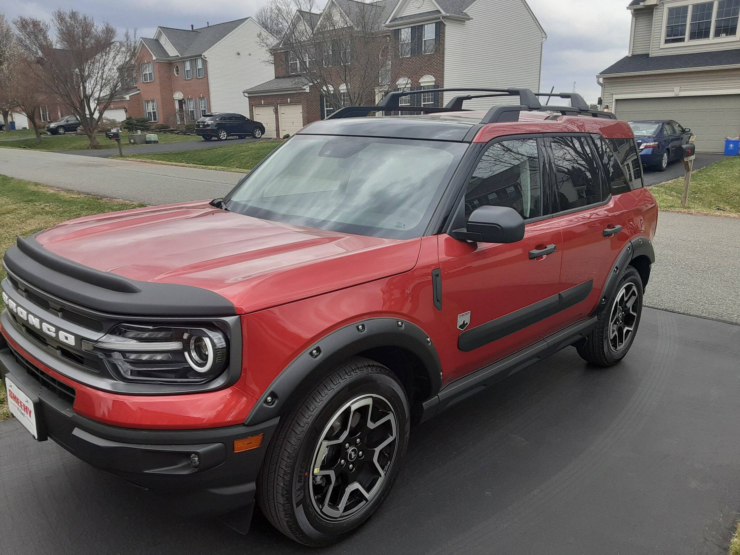 Ford Bronco Sport Added a few new upgrades... hood scoop, fender flares & more 20220331_140115